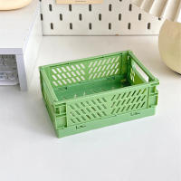 4PCS Caja De Almacenamiento Plegable De Plástico Mini Para Estudiantes Organizador De Escritorio Bolsa De Cinta Adhesiva Y Suministros De Oficina - details 10