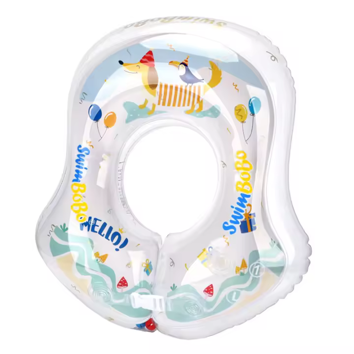 Swimbobo - Anillo de natación para bebés, axila, piscina inflable, doble airbag, antivuelco y antiasfixia, anillo para bebé acostado - 1