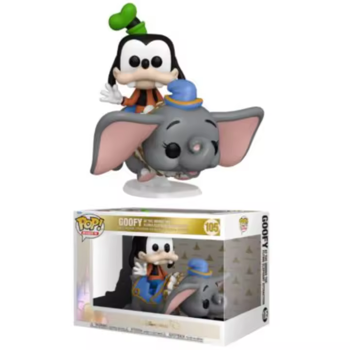 FIGURA FUNKO POP DISNEY GOOFY AT THE DUMBO THE FLYING ELEPHANT ATTRACTION 15 CM - Nuevo a Estrenar - Original FUNKO - Miniatura POP - Figura de Colección Funko - 1