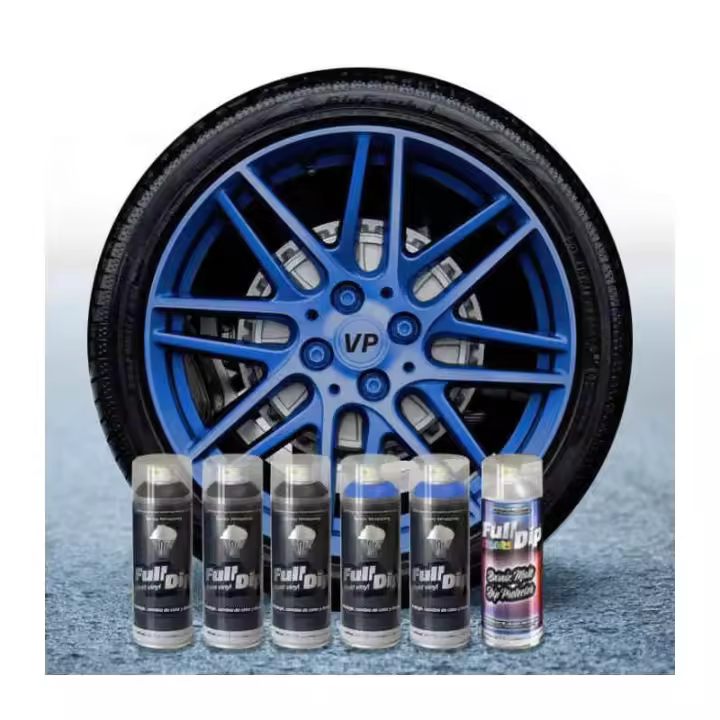 AutoFullCar - PACK SPRAYS FULL DIP CANDY AZUL DIAMANTE PROTECCION MATE CON BASE NEGRA - 1