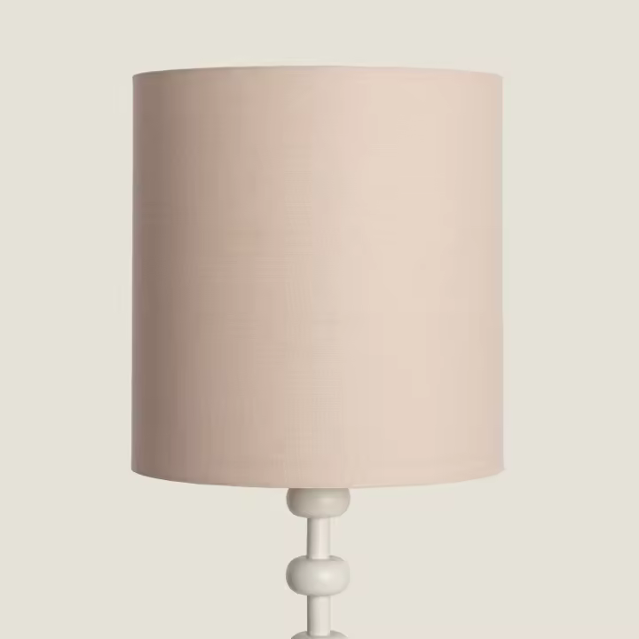 Ledkia Lámpara de Pie Metal y Lino Aimahar Blanco Gardenia - 1