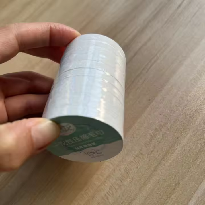Toallas De Rostro Desechables Comprimidas Absorción Mágica De Agua Portátiles Para Viajes Y Negocios 30*40cm*10pcs/lot Blanco - 1