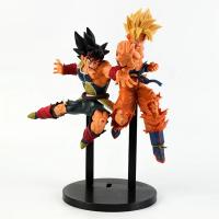 Figura De Acción Dragon Ball Son Goku Y Bardock Escena De Batalla De Los Mundos Juego De Figuras Kawaii Regalos Para Fans - details 1