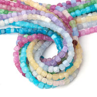 Cuentas De Piedra Natural Toramina 5x5mm Apatita Y Morganita Para Fabricación De Joyas Pulseras Colgantes 15'' - details 3