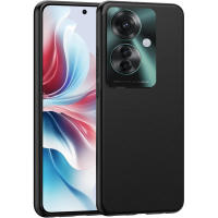 Funda + Protector Cristal Vidrio Templado (Opcional) Para OPPO RENO 11 F 11F 5G, Carcasa, TPU Silicona Suave Flexible, Color Negro Transparente, Ajuste Perfecto, Acceso Conector Carga Auricular, Meloenvias mle18 - details 0