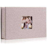 Álbum De Fotos Pequeño 4x6 Con 100 Fotos Cubierta De Lino Para Memoria Familiar Boda Aniversario Bebé Vacaciones - details 8