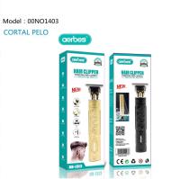 Cortadora de pelo eléctrica NO1403 para hombre, afeitadora de peluquero recargable por USB, recortadora de barba profesional - details 0