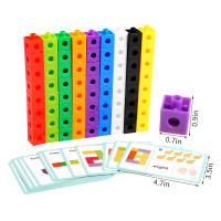 Cubo Mágico De Rompecabezas Educativo Para Niños Bloques De Construcción DIY Reconocimiento De Colores Juguete Regalo Con Cambio De Colores - details 9