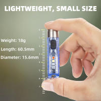 Mini Linterna Potente Con Imán Para Llave Luz Portátil IP66 Impermeable Para Camping Con Torcha UV - details 1