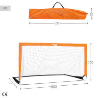 Portería de fútbol plegable Aktive - details 3