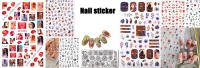Pegatinas De Uñas Con Brillo De Lentejuelas Flash 22 Dedos Gel Película Ins Viento Impermeable Duradero Adhesivo De Uñas PET - details 0