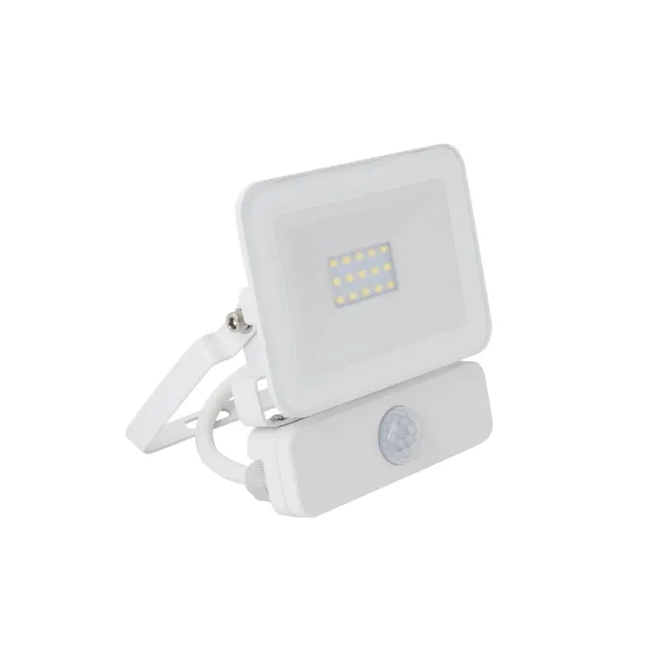 Ledkia Foco Proyector LED 10W 120 lm/W IP65 Slim con Detector de Movimiento PIR 4500K Blanco Neutro - 1