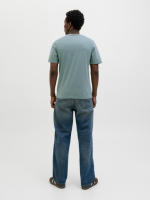 Jack & Jones SS25 Hombre Pack 2 Camisetas de Algodón Mod JJDELVIN logo estampado Moda Casual Informal REF 247813 - details 8
