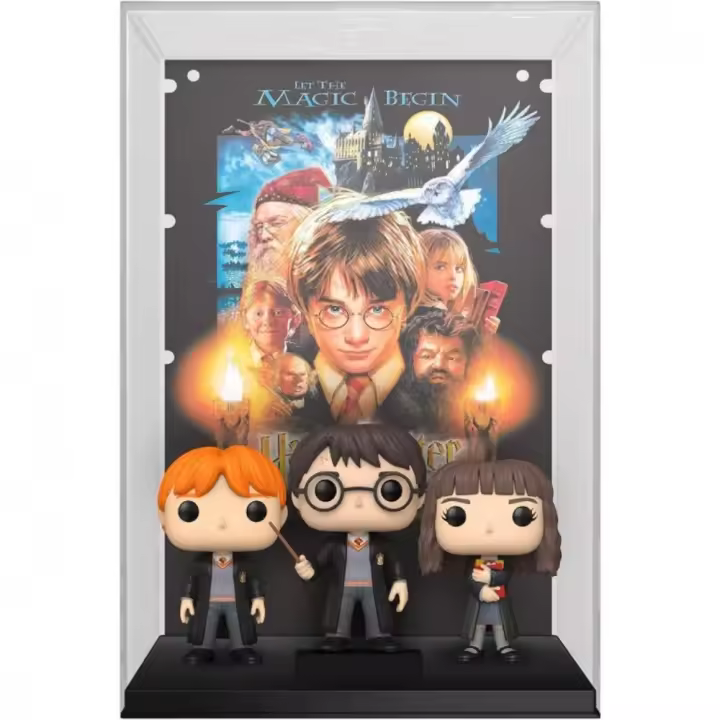 Funko Pop Pack 3 Figuras Harry Potter con Póster. - 1