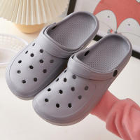 Sandalias De Verano Para Mujer Estilo Coreano Color Sólido Diseño Sencillo Antideslizantes Con Tacón Plano Y Suela Gruesa Transpirables Abiertas Al Tobillo - details 8