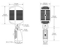 55SH SERIES II Micrófono Vintage De Metal Simulación Clásica Dinámico Para Voz Micrófono Cableado Para Grabación De Karaoke Y Voz - details 5