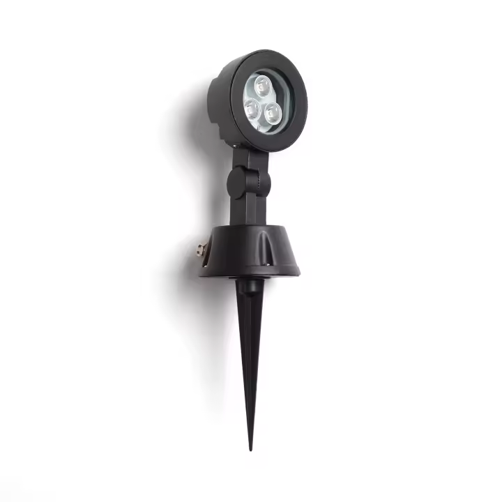 Ledkia Foco Exterior LED 3W con Pincho Argo 3000K Blanco Cálido - 1