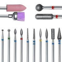 Juego De 14 Piezas De Brocas Para Uñas Con Diamante Accesorios De Manicura Para Pintura De Uñas De Gel Y Arte De Uñas Herramienta De Grabado De Uñas - details 3