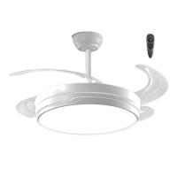 LEDME Ventilador de techo con LED, Motor DC, silencioso con mando a distancia, aspas retráctiles, 6 velocidades y 3 temperaturas de luz, función verano-invierno, versión actualizada - details 9