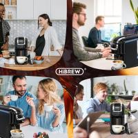 Cafetera multicápsula,Cafetera espresso,Apta para múltiples variedades de café,compatible capsulas DG nes ese pod polvo de café,600ml 1450W,19 Bares - details 8