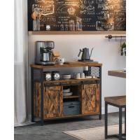 Armario de cocina, elegancia rústica para tus festines, diseño en madera marrón con puertas de correderas y paneles de malla, versátil y funcional, ¡descubre la calidez en cada rincón! - details 25