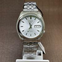 Reloj Automático hombre Seiko 5 SNK355K1 dial plata 37mm correa acero - details 2