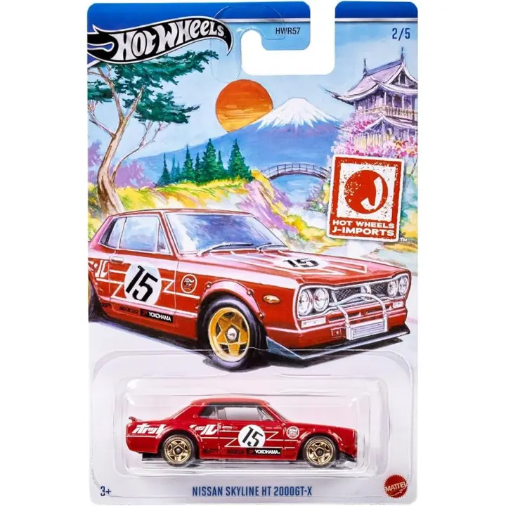 Hot Wheels Nissan Skyline HT 2000GT-X J-Imports 2/5 Mattel HRT01 - 1