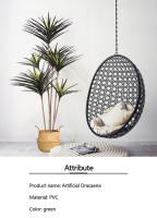 Planta Artificial De Dracaena Tropical Grande 90-120 Cm En Maceta Hojas De Palmera Falsas Para Decoración De Interiores Y Jardín - details 0
