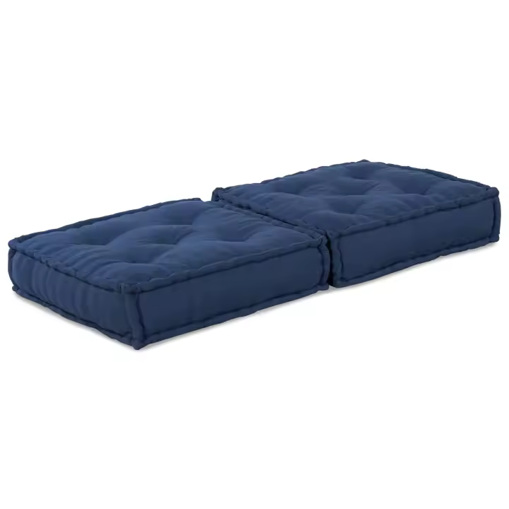 Pouffe Modular vidaXL Índigo 70x70x36 Tela - 1