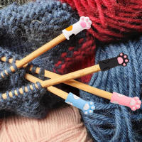Parada De Trenzado Para Gatos 5/10/15 Colores Multi-Color Protección De Puntas De Agujas De Trenzado Y Crochet Suministros De Silicona - details 3