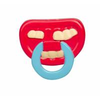 FAMOSA - Pack de 3 chupetes Bellies Crazy Dummies - Elige entre un chupete con un beso superlativo, un bigote divertido o una sonrisa aterradora. - Coleccionable - Idea regalo - Recomendado para mayores de 3 años - details 2
