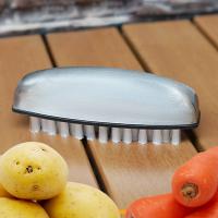Cepillo De Limpieza Para Cocina De Acero Inoxidable Y Nylon Herramienta De Limpieza Para Frutas Vegetales Tazas Y Utensilios De Cocina - details 6