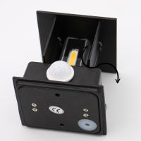 Lámpara De Pared LED Sensor De Movimiento IP65 6W/12W Para Exterior Iluminación De Jardín Atrio Decorativo Interior Luz De Borde Cama - details 4