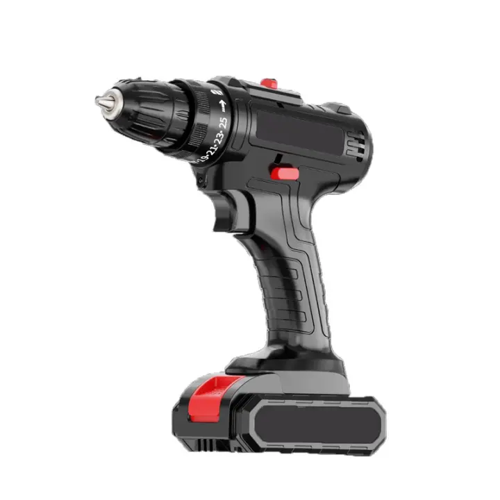 12V Power】Multi-funcional taladro de impacto inalámbrico / taladro / destornillador 3 en 1 de iones de litio hogar portátil pistola taladro placa de acero de perforación de hormigón ultra-larga duración de la batería. - 1