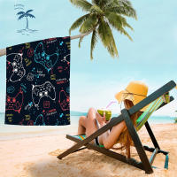 Toalla De Playa De Microfibra Absorbente Para Juegos Controller Toalla Ligera Y Rápida Secado Para Hombres Y Mujeres Para Natación Y Piscina - details 5