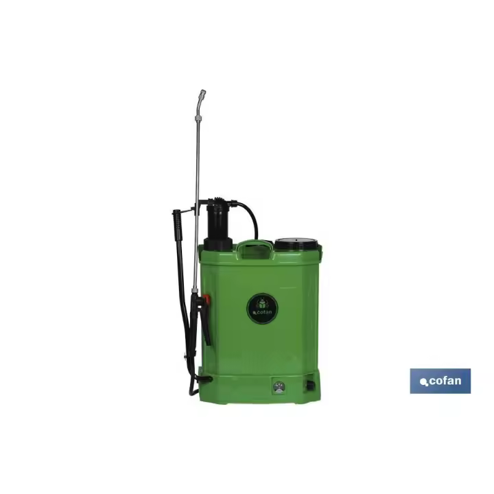 Pulverizador de espalda | Capacidad: 16 litros | Electrico con doble uso Bateria/Manual; 1 UNIDADES - 1