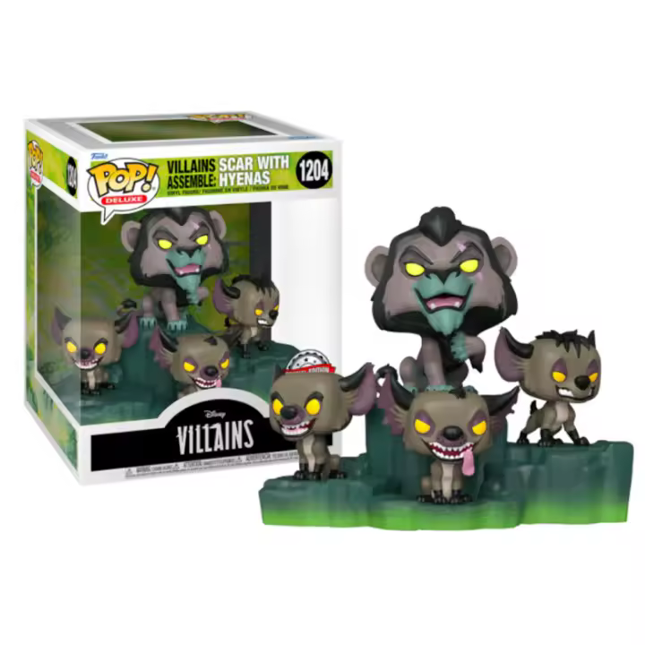 Funko  Scar Hyenas Hienas Assemble Rey Leon Lion King   Exclusivo 1204  Pop Vinyl - 1