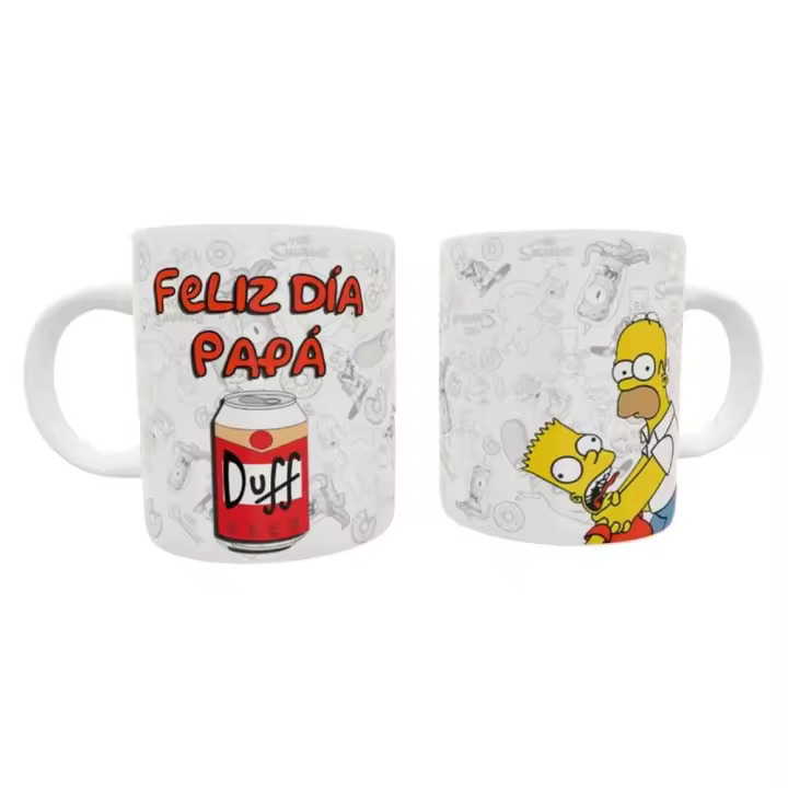 TOCAREGALAR. Taza Especial Día del Padre. Los Simpson. Para el Homer de la casa.  Regalo Original. Detalle Único. - 1