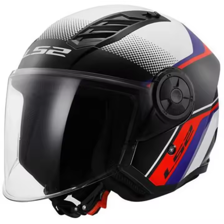 Ls2 Casco Jet Of616 Airflow Ii Rush - 1