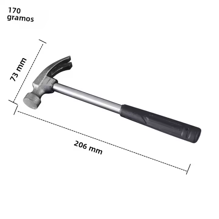 Martillo De Uso General Con Mango De Madera Y Acero Especial Para Carpintería Y Clavado Herramienta De Fijación Para Proyectos De Bricolaje - 1