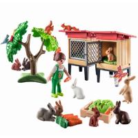 PLAYMOBIL conejos animales granja conejera (71252) Country - details 4