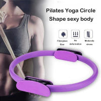 Anillo De Yoga Para Fitness Y Pilates Resistencia Elástica Ejercicio En Casa Mujer Niña Círculo De Yoga Gimnasio Trabajo De Músculos - details 3
