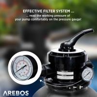 AREBOS Sistema de Filtrado de Arena 400W | Caudal 10.200 L/h - details 15
