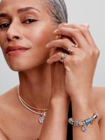 Brillante Celestial - Plata de Lei Pandora - Anillo de Luna Azul - details 3