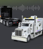 Camión Peterbilt 389 De Escala 1/24 Juguete De Colección Con Sonido Y Luz Modelo De Aleación De Metal Regalo Para Niños - details 9