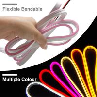 Tira De Luces LED Neón Flexible De Silicona 5M 600 LEDs 12V Impermeable Para Decoración De Jardín Y Hogar Tubo De Cinta Luminosa - details 16