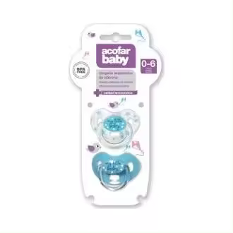 Acofar Acofarbaby Chupete Silicona Piedra 0-6M - 1