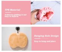Pulgar De Silicona Reutilizable Para Limpieza De Pared Y Masaje En La Bañera Escobilla De Ducha Con Masajeador De Pies Mat De Masaje Para El Baño - details 7