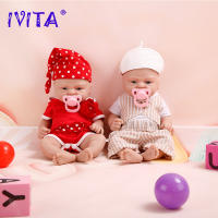 Muñeca De Silicona Completa IVITA WB1512CT Para Niños 36cm Con Pacificador Magnético Muñeco De Peluche Suave Para Niños Juguetes De Navidad - details 26