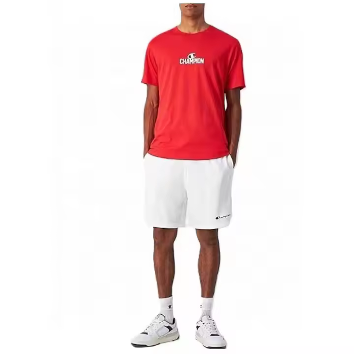 Camiseta de Manga Corta Champion  para hombre en color rojo - 1